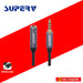 SUPERV AF100 3.5mm TRRS Auxllary Audio Extension cable – Male to Female 100cm