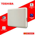 TOSHIBA 2TB ADVANCE HDD W/ PASS