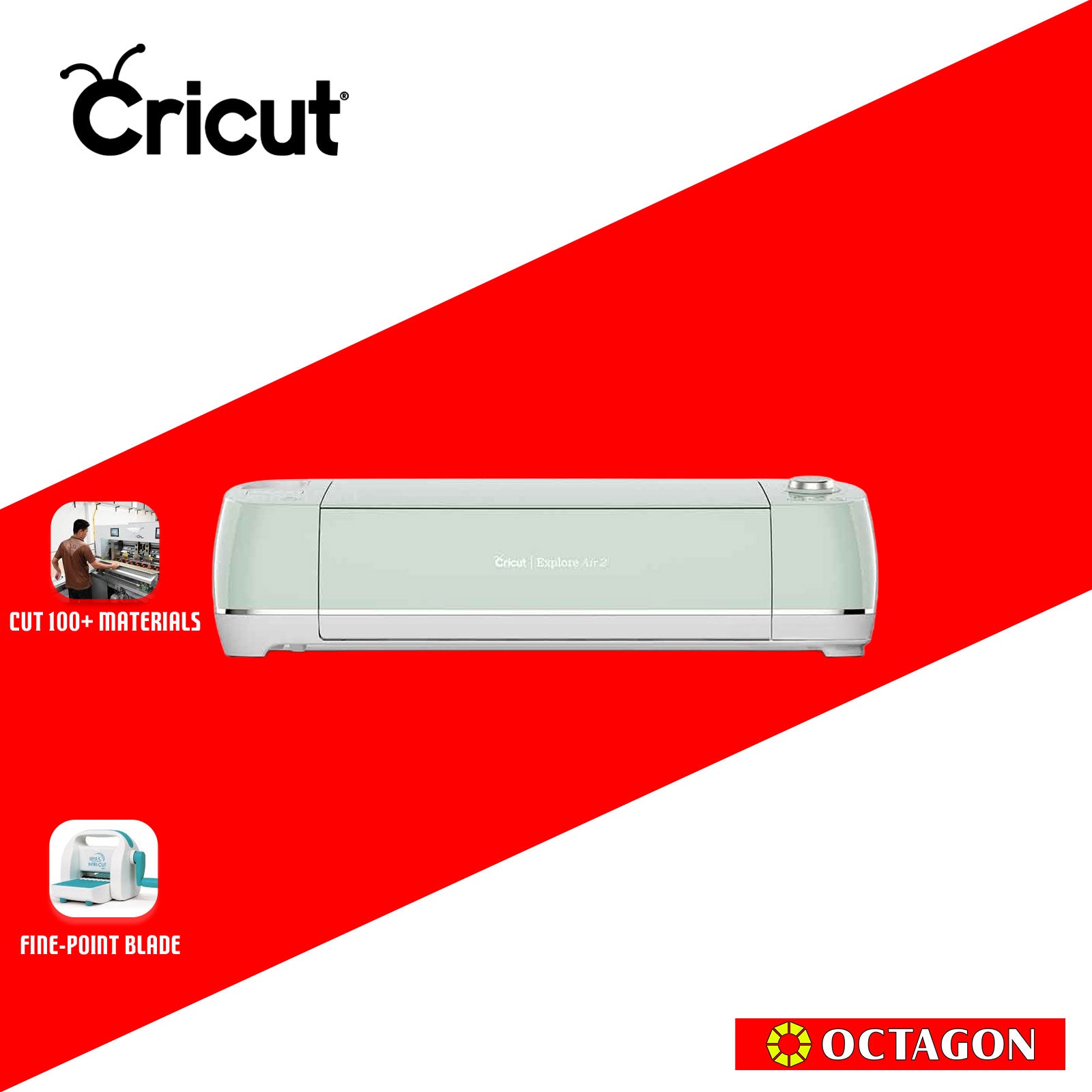 CRICUT EXPLORE AIR 2 MINT (2003638) SCAN & CUT MACHINE