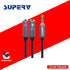 SUPERV AY30 3.5MM TRRS Headphone Y  Splitter Cable,two female connectors(MIC & Audio), 30cm
