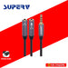 SUPERV AY30 3.5MM TRRS Headphone Y  Splitter Cable,two female connectors(MIC & Audio), 30cm