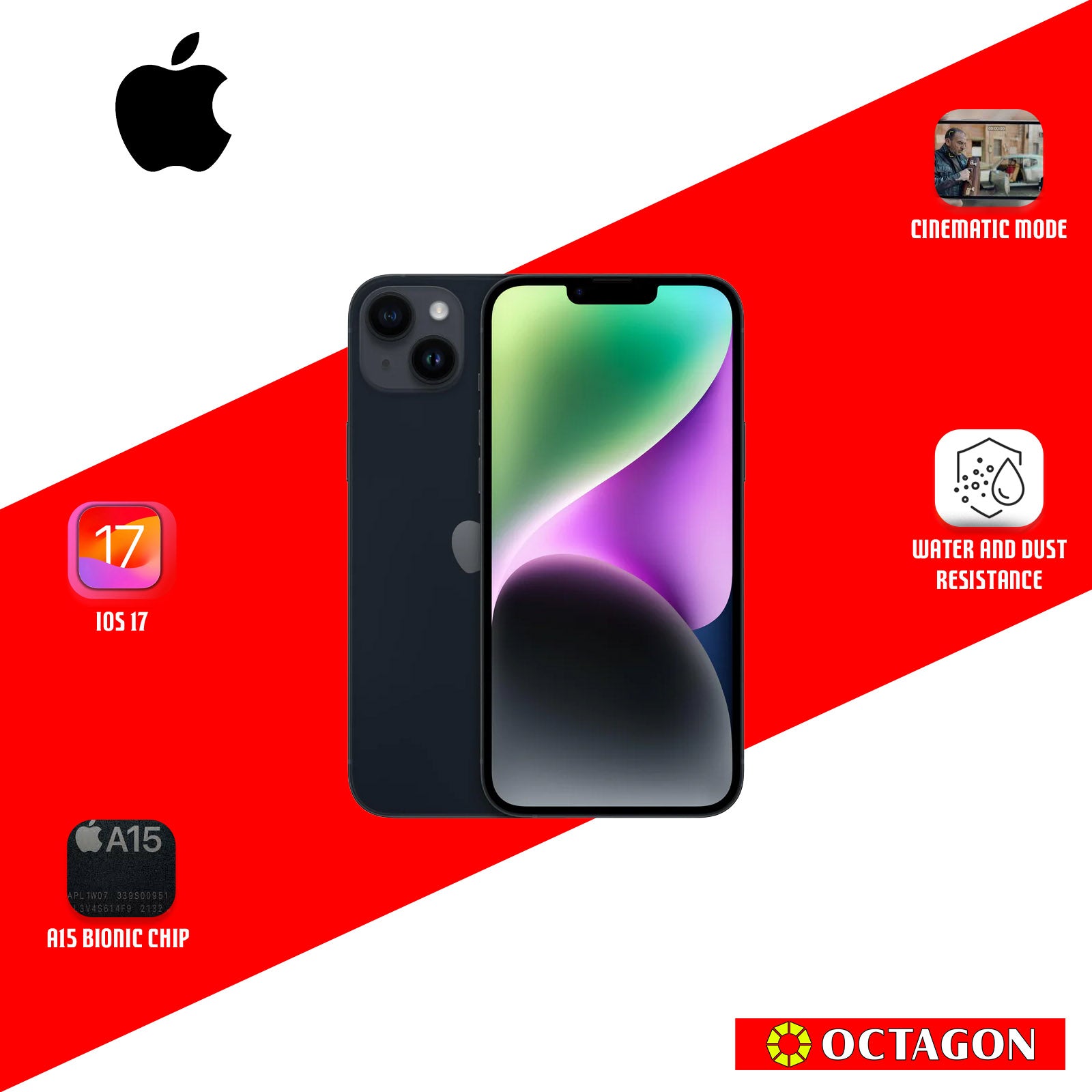 APPLE IPHONE 14 PLUS 256GB MIDNIGHT