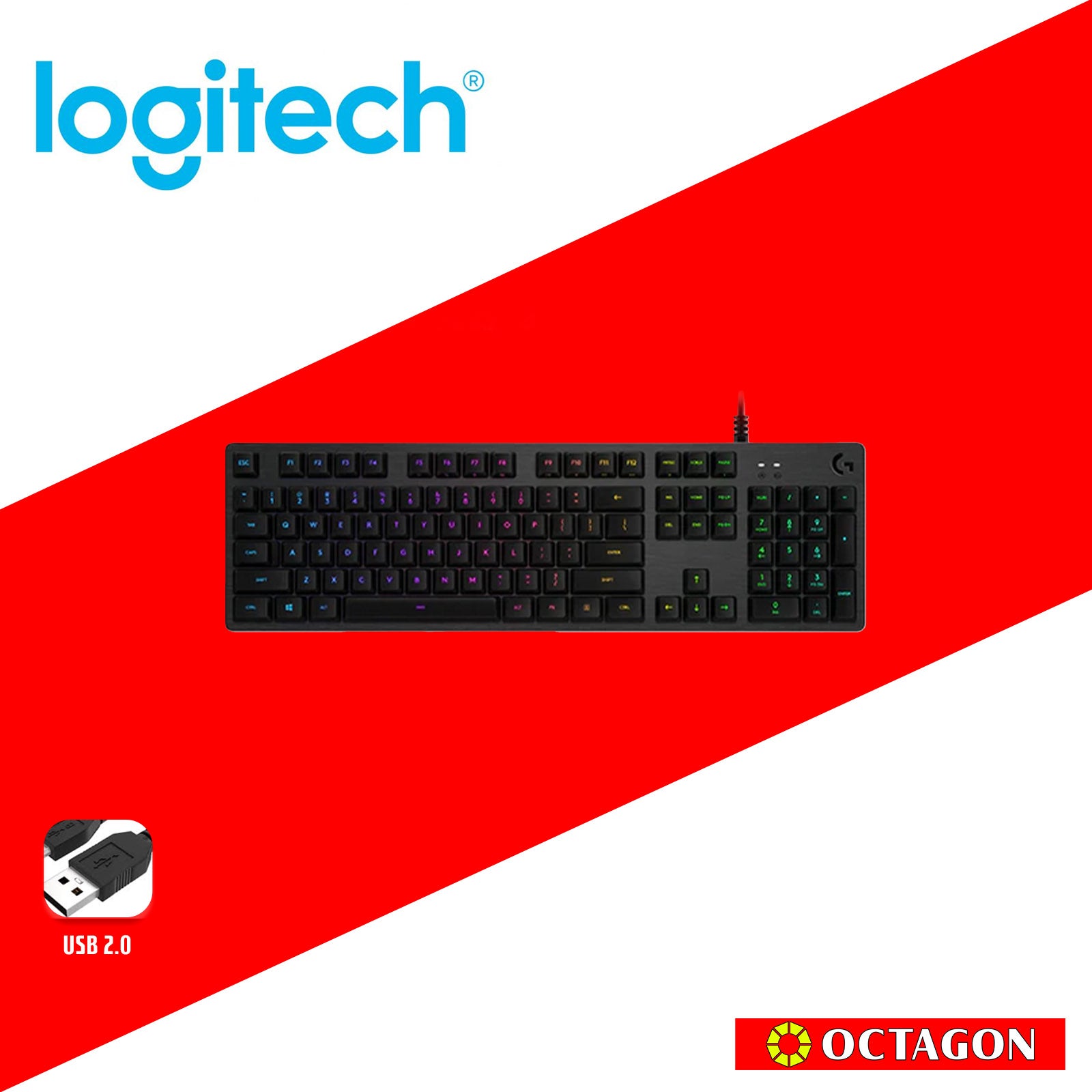 LOGITECH G512-GX BLUE CLICKY CARBON MECH