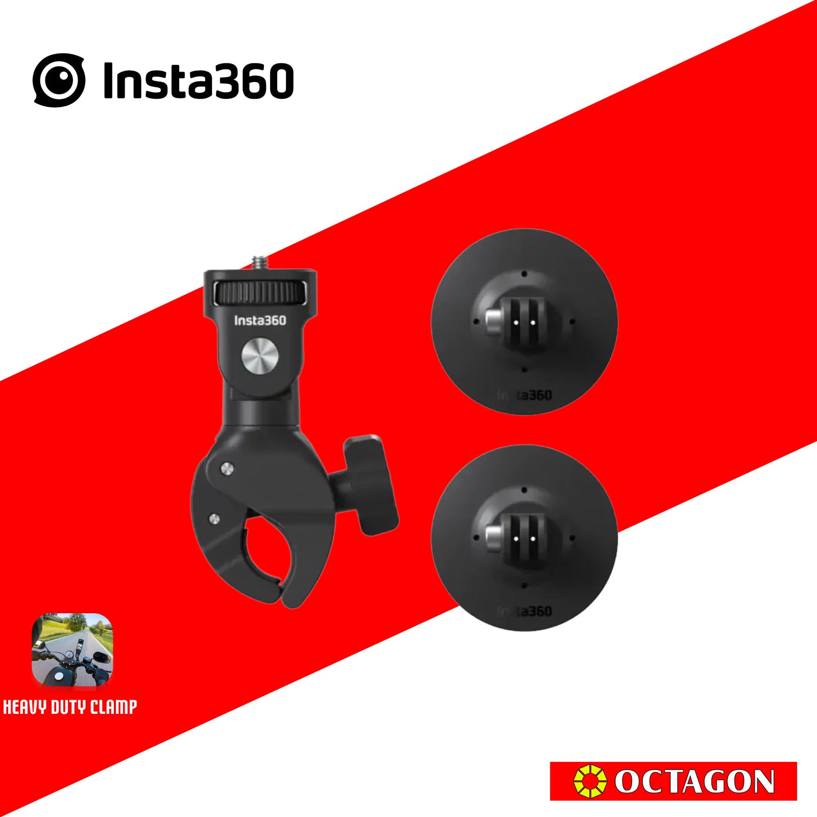 INSTA360 MOTORCYCLE ACCESSORIES BUNDLE