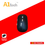 A1TECH AC-MD200-WH DUAL-MODE RECHARGEABLE SILENT RGB WIRELESS MOUSE WHITE/BLACK