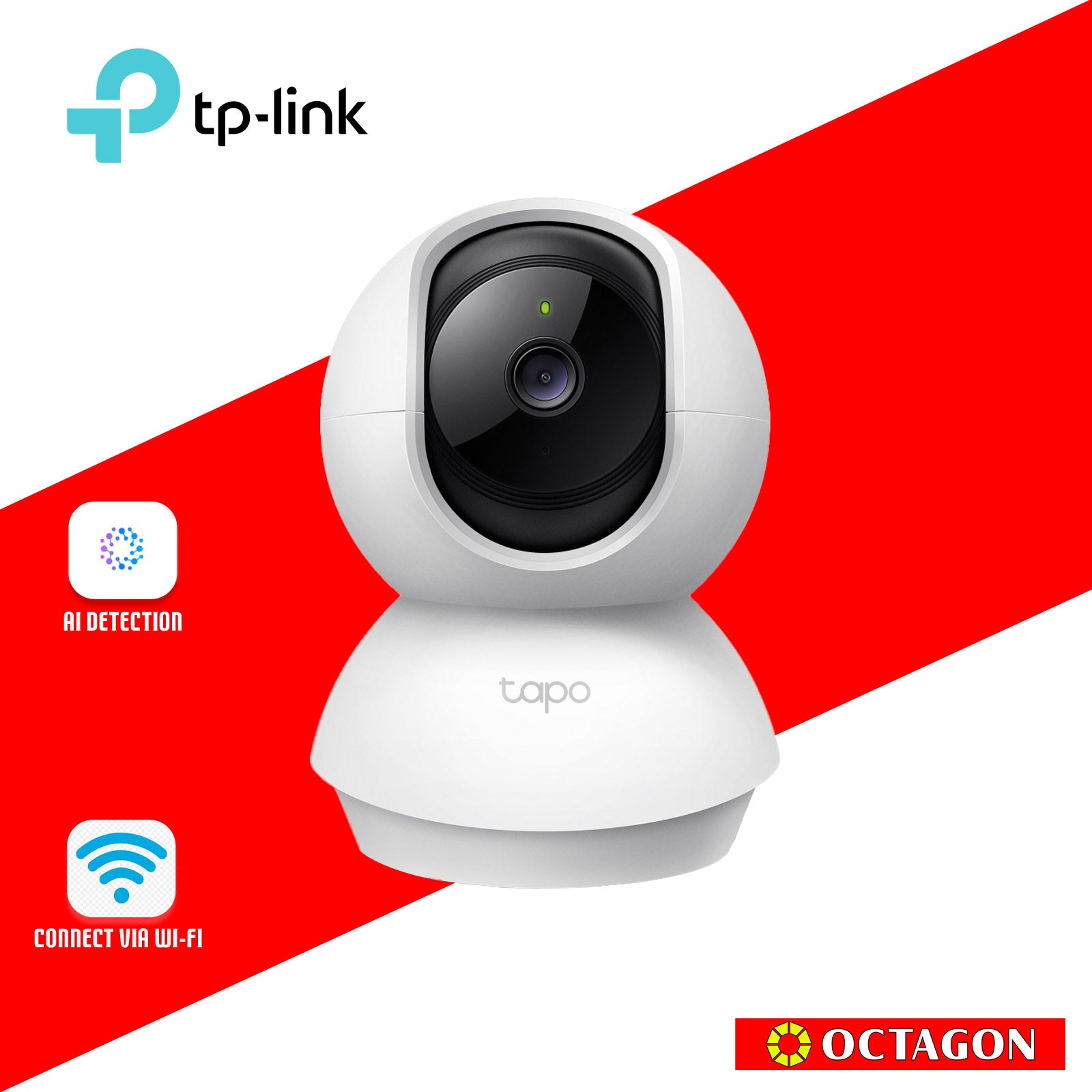 TPLINK TAPO C200C PAN/TILT HOME SECURITY WI-FI CAMERA