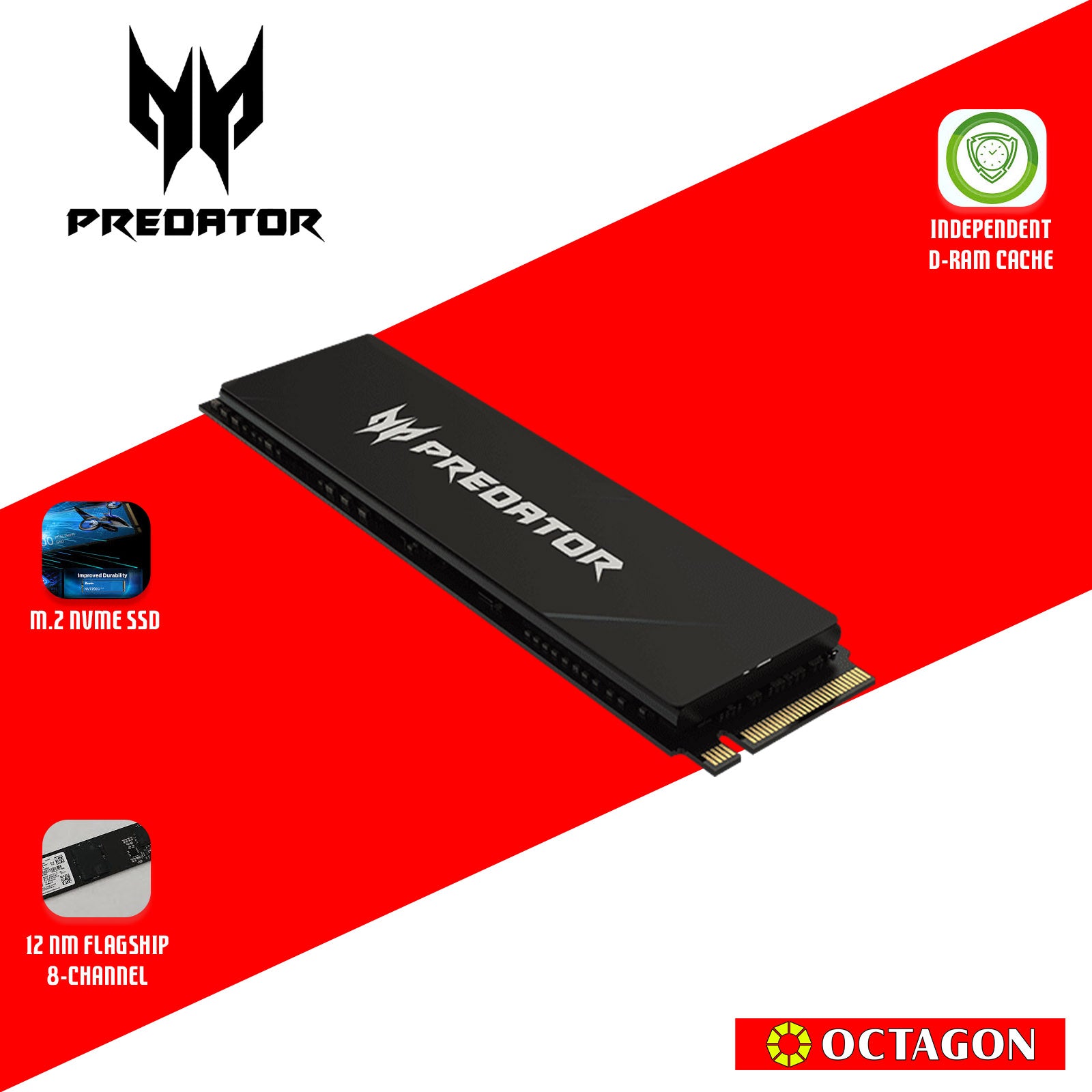 ACER GM7000 1TB M.2 NVME SSD UP TO 7400MBPS