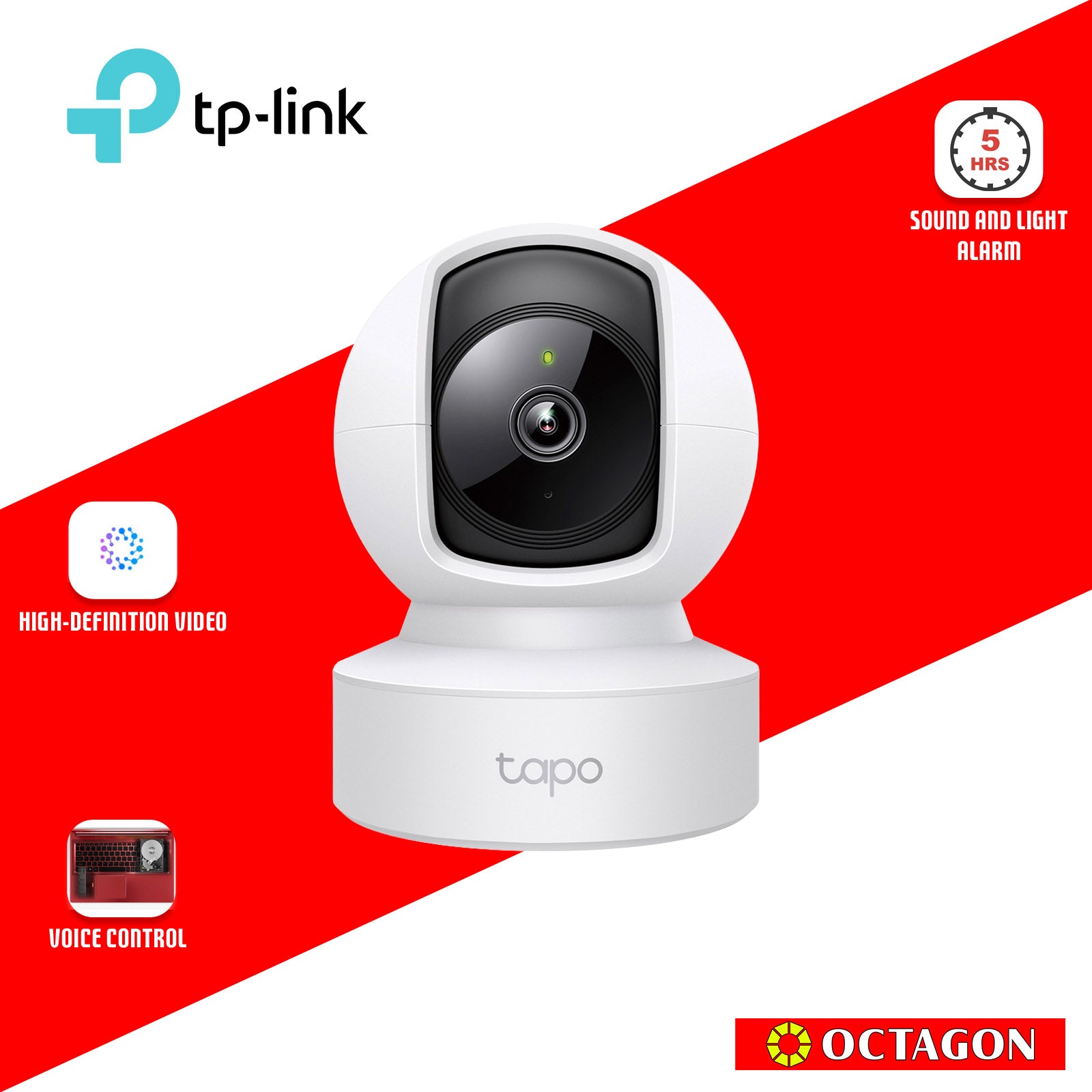 TPLINK TAPO C212 PAN/TILT HOME SECURITY WI-FI CAMERA