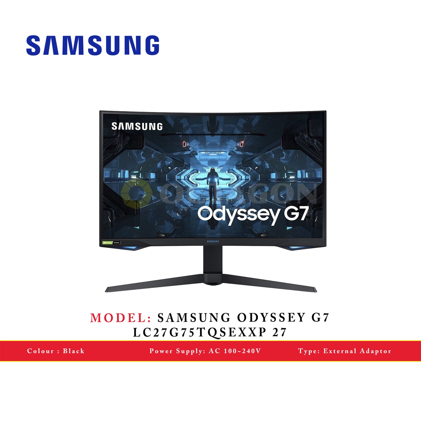 SAMSUNG ODYSSEY G7 LC27G75TQSEXXP 27