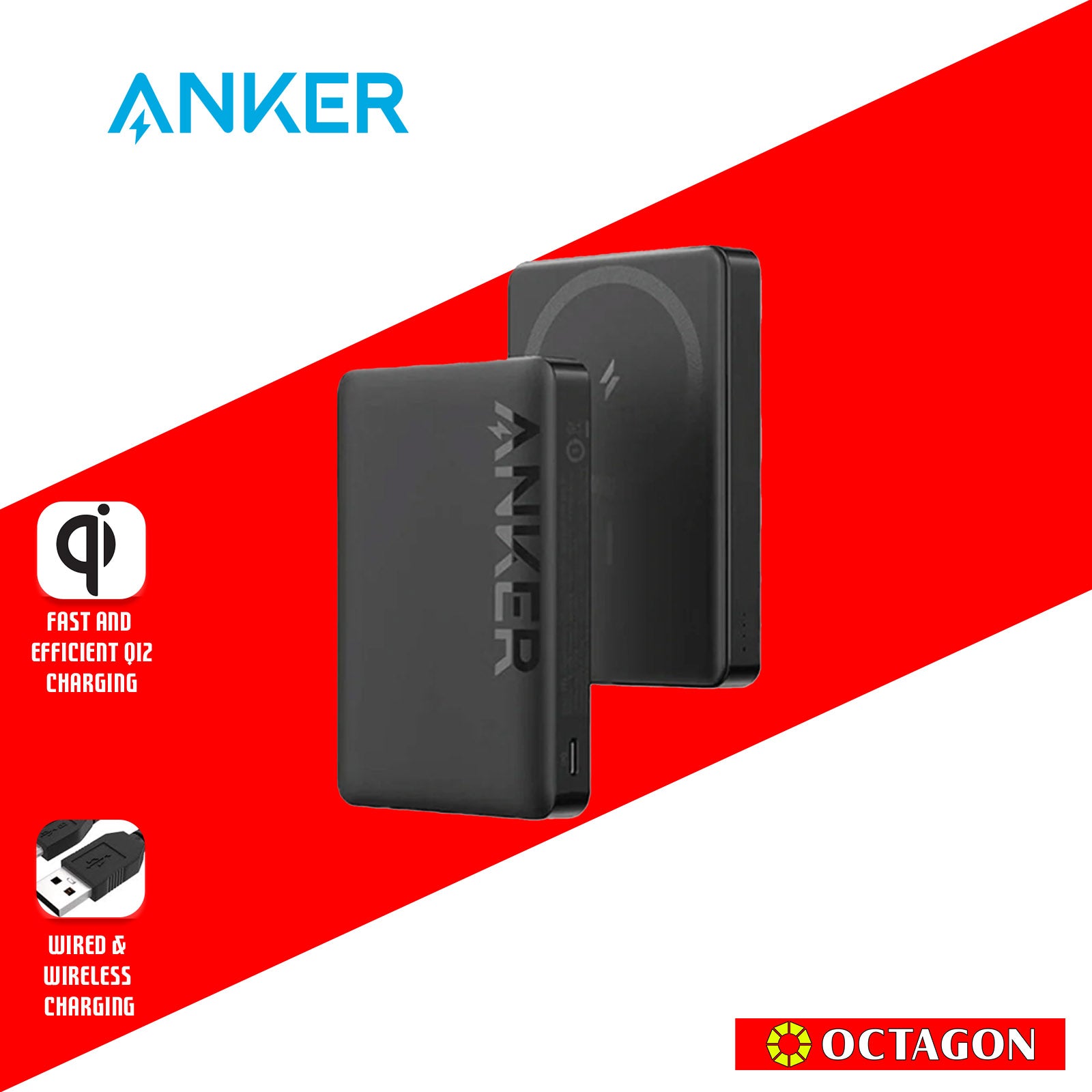 ANKER MAGGO POWERBANK 10K B2B BLACK