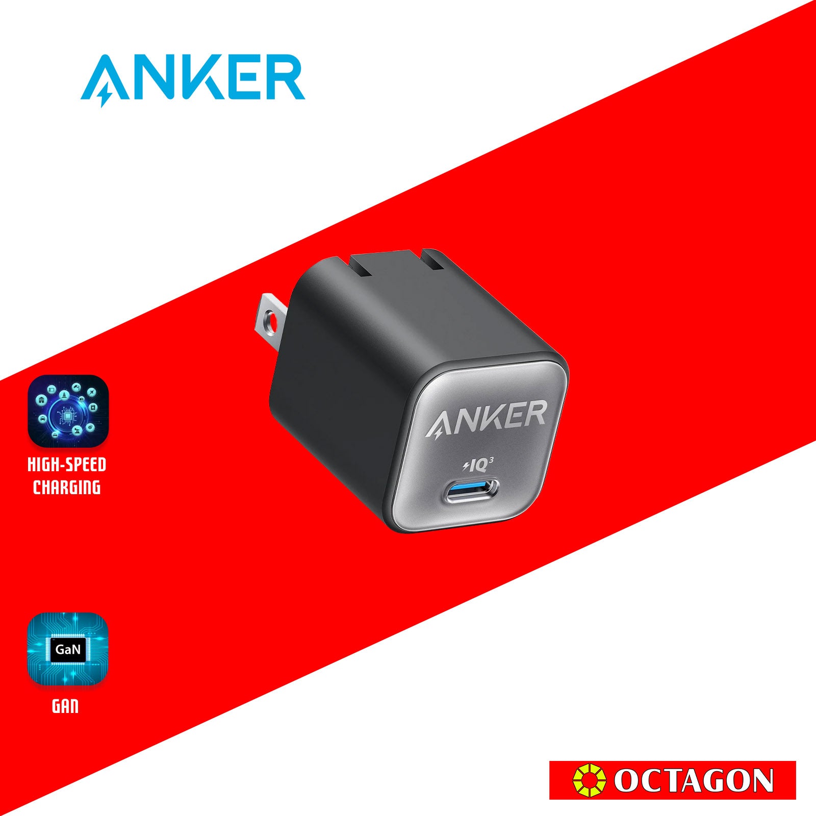 ANKER A2147J11 511 CHARGER NANO 3 30W