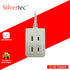 SILVERTEC SV08(3M) 3-OUTLET US 2PIN POWER STRIP/ 6A/ 1500W/ 250V