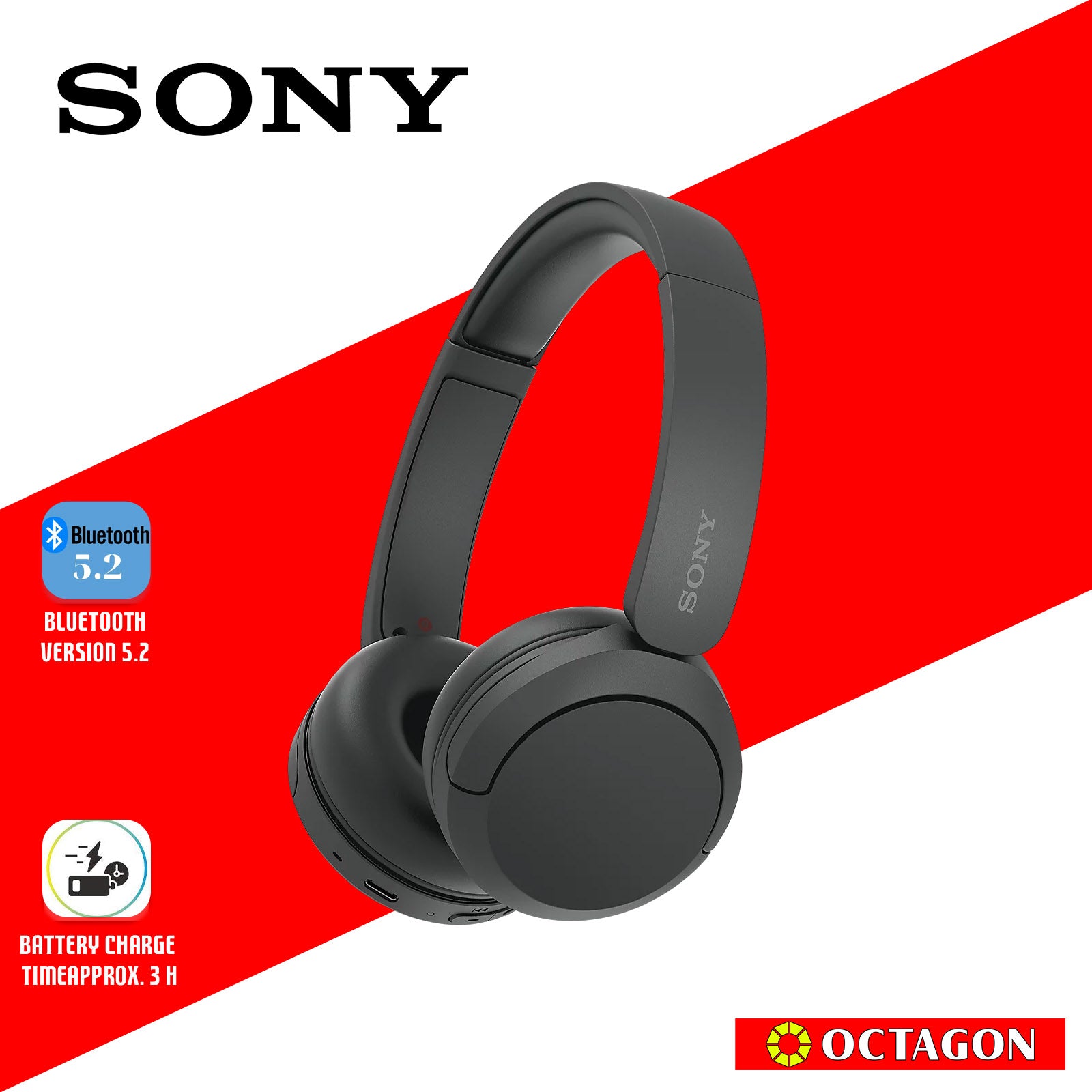 SONY MDR WH-CH520 E WIRELESS HEADSET