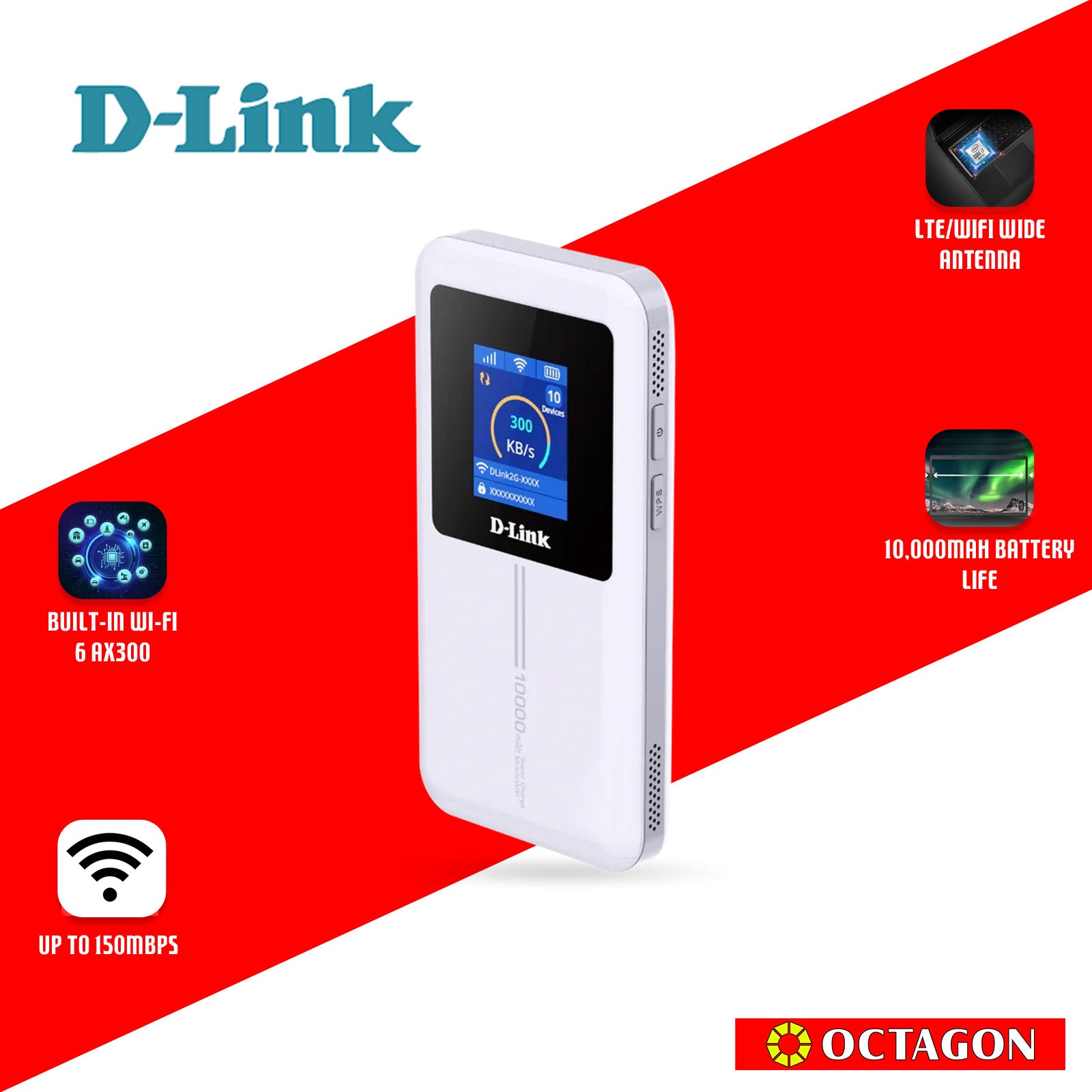 DLINK DWR-940M 4G LTE MOBILE ROUTER