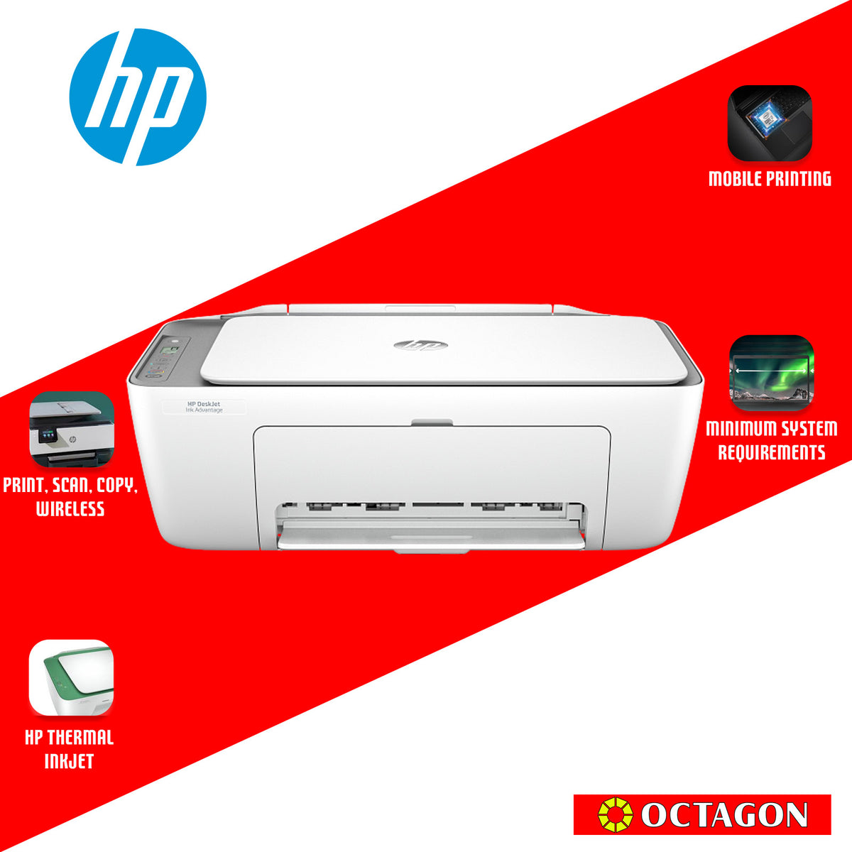 HP DESKJET INK ADV 2875 AIO WI-FI (#682 B/C)