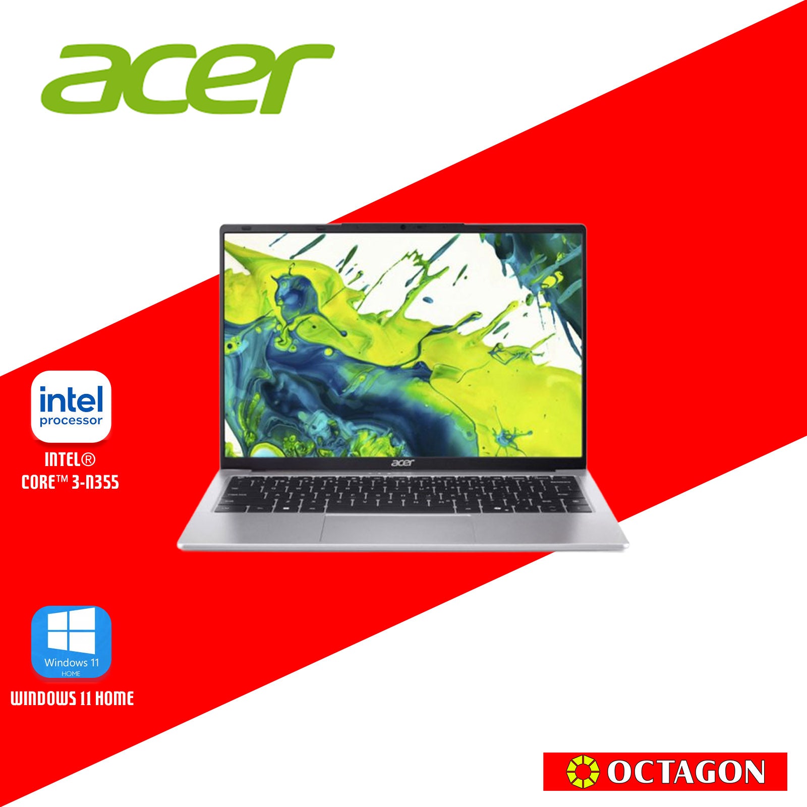 ACER ASPIRE LITE AL14-32P-392P/ CORE 3-N355/ 8GB/ 512GB SSD/ 14