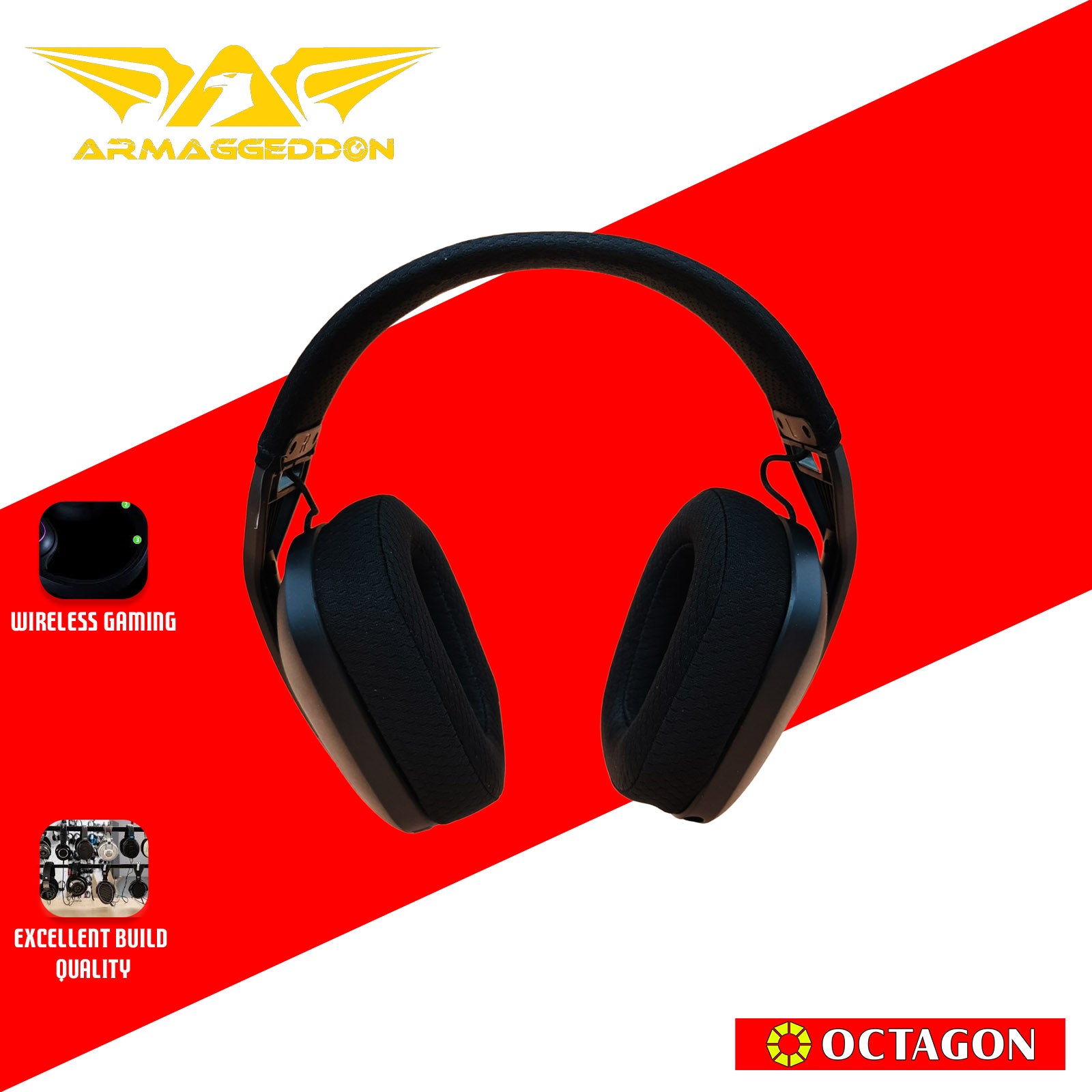 ARMAGGEDDON COSMIC-III LITE TRI-MODE BT / 2.4G GAMING HEADSET