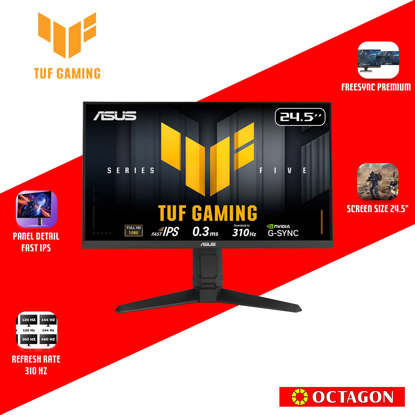 ASUS TUF VG259QMRL5A 24.5