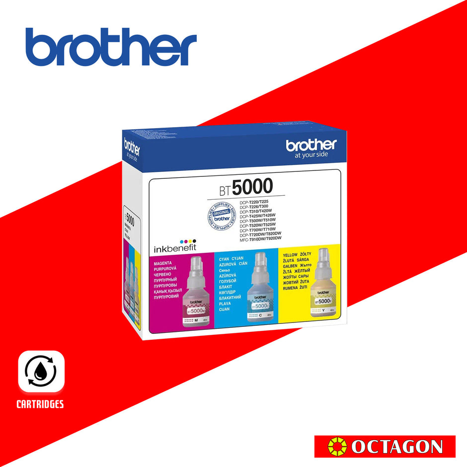 BROTHER BT-5000 COLOR (CMY) PACK – Octagon Computer Superstore
