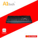 A1TECH AC-KB725-BK USB KEYBOARD 104 KEYS BLACK