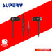 SUPERV EP04-In-ear Headphone with Mic & Inline Control ,120cm