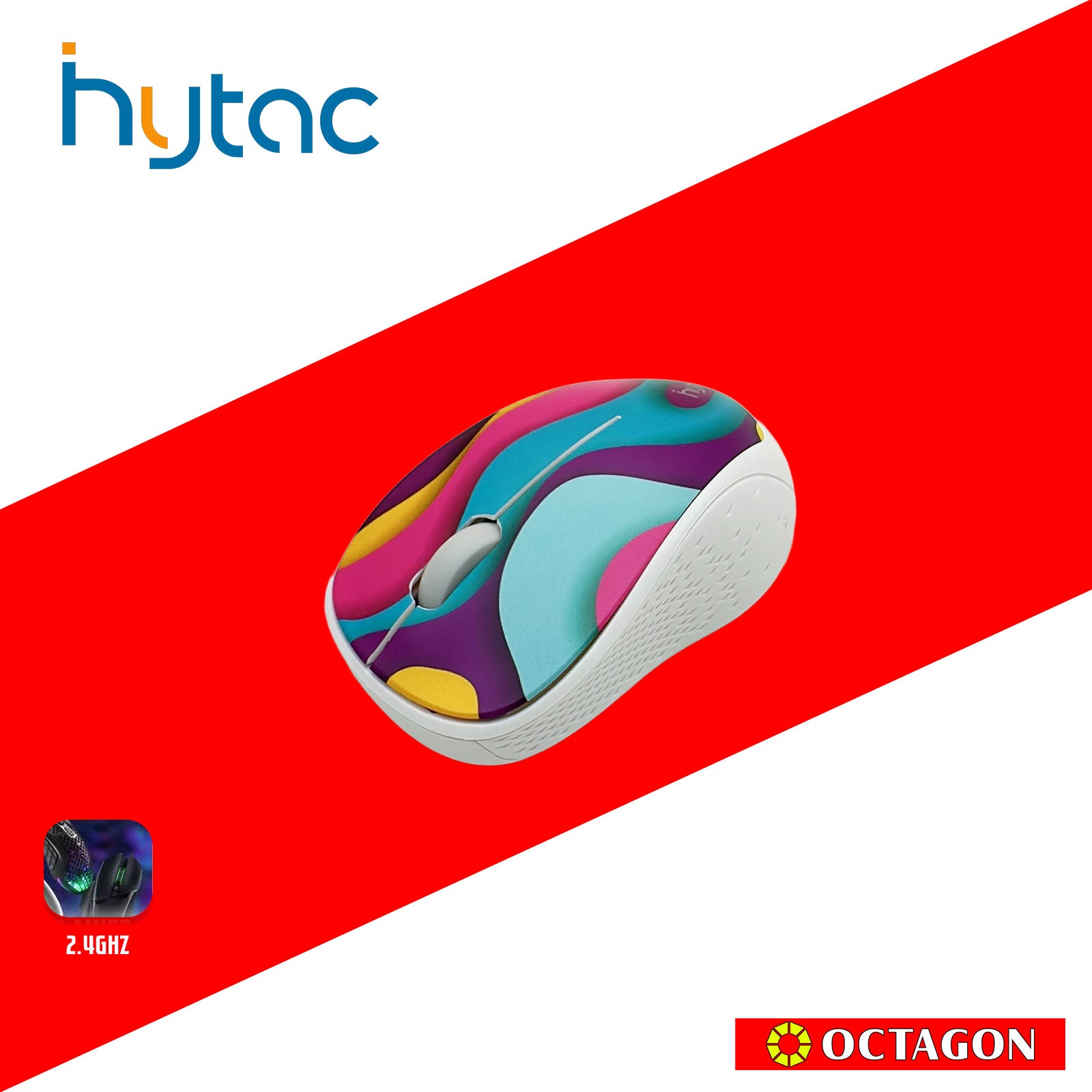 HYTAC HGS866T (T1) 1200DPI 2.4G WIRELESS SILENT MOUSE