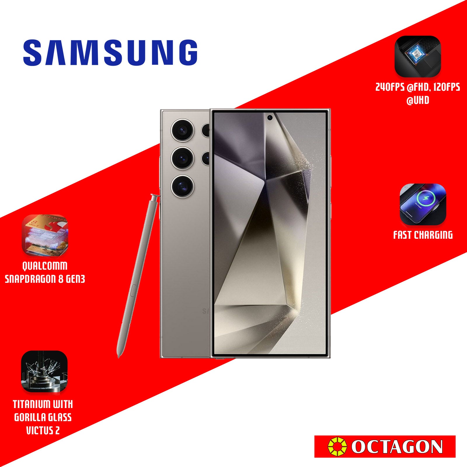 SAMSUNG GALAXY S24 ULTRA 12GB 256GB GRAY