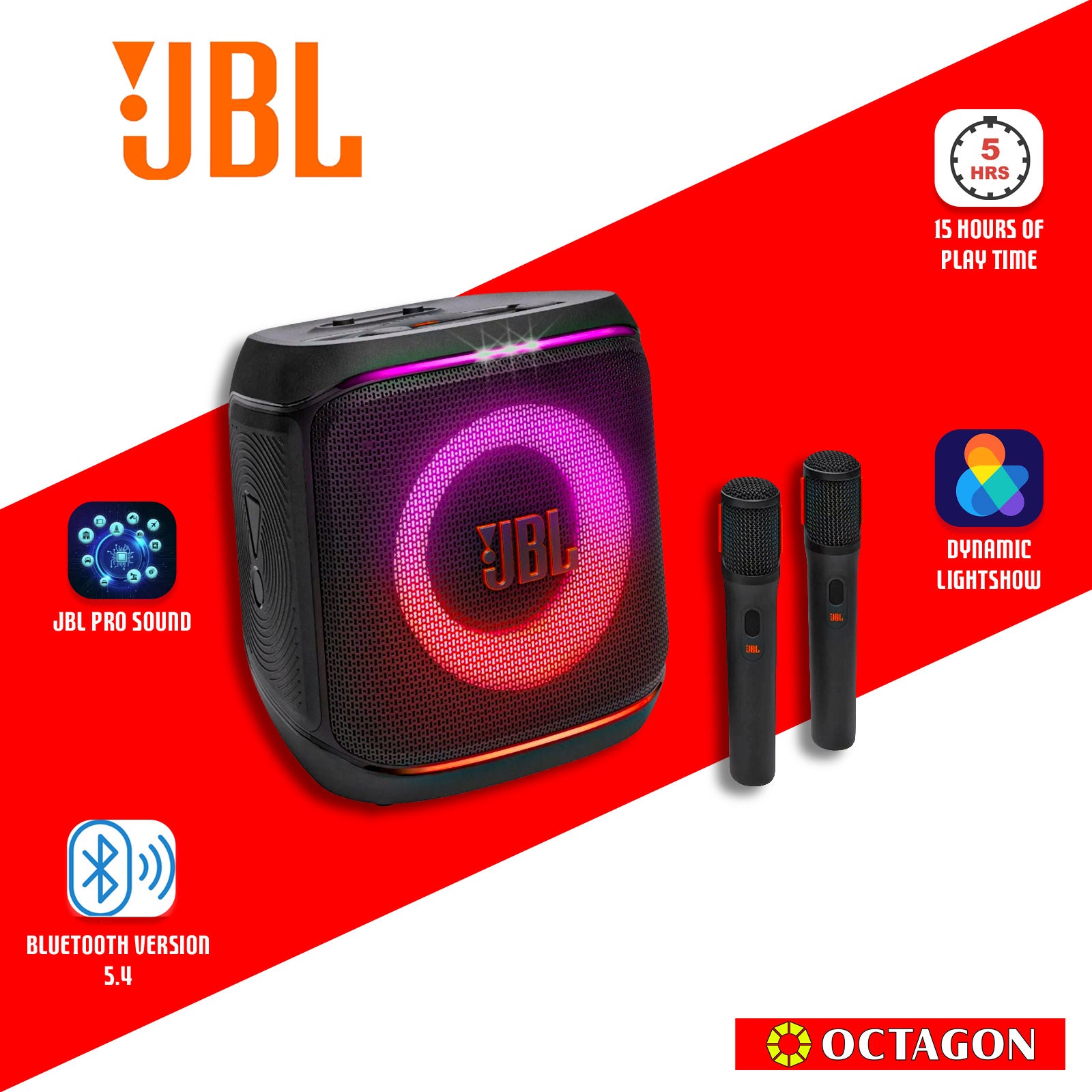 JBL PARTYBOX ENCORE 2 WITH MIC