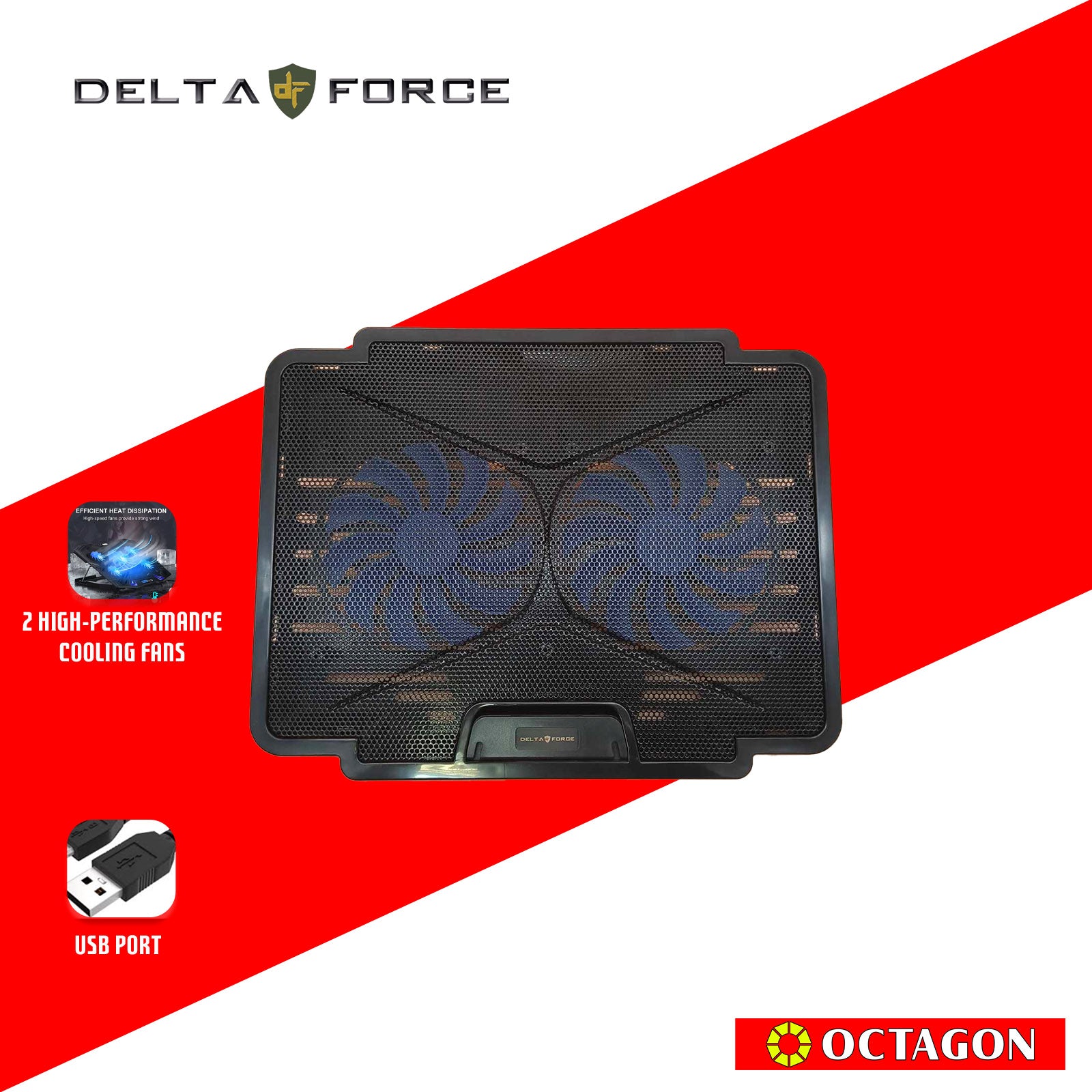 DELTA FORCE DCC-001 15 NOTEBOOK COOLER
