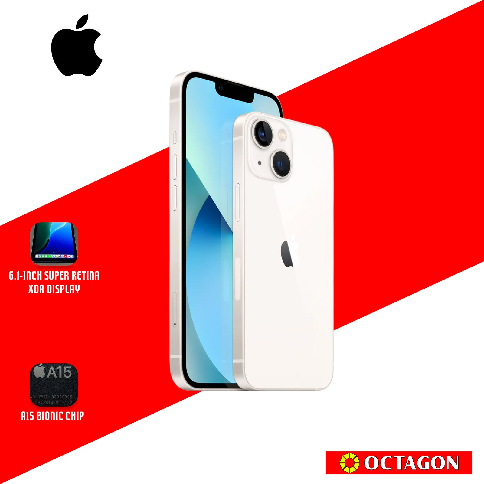 APPLE IPHONE 13 128GB WHITE