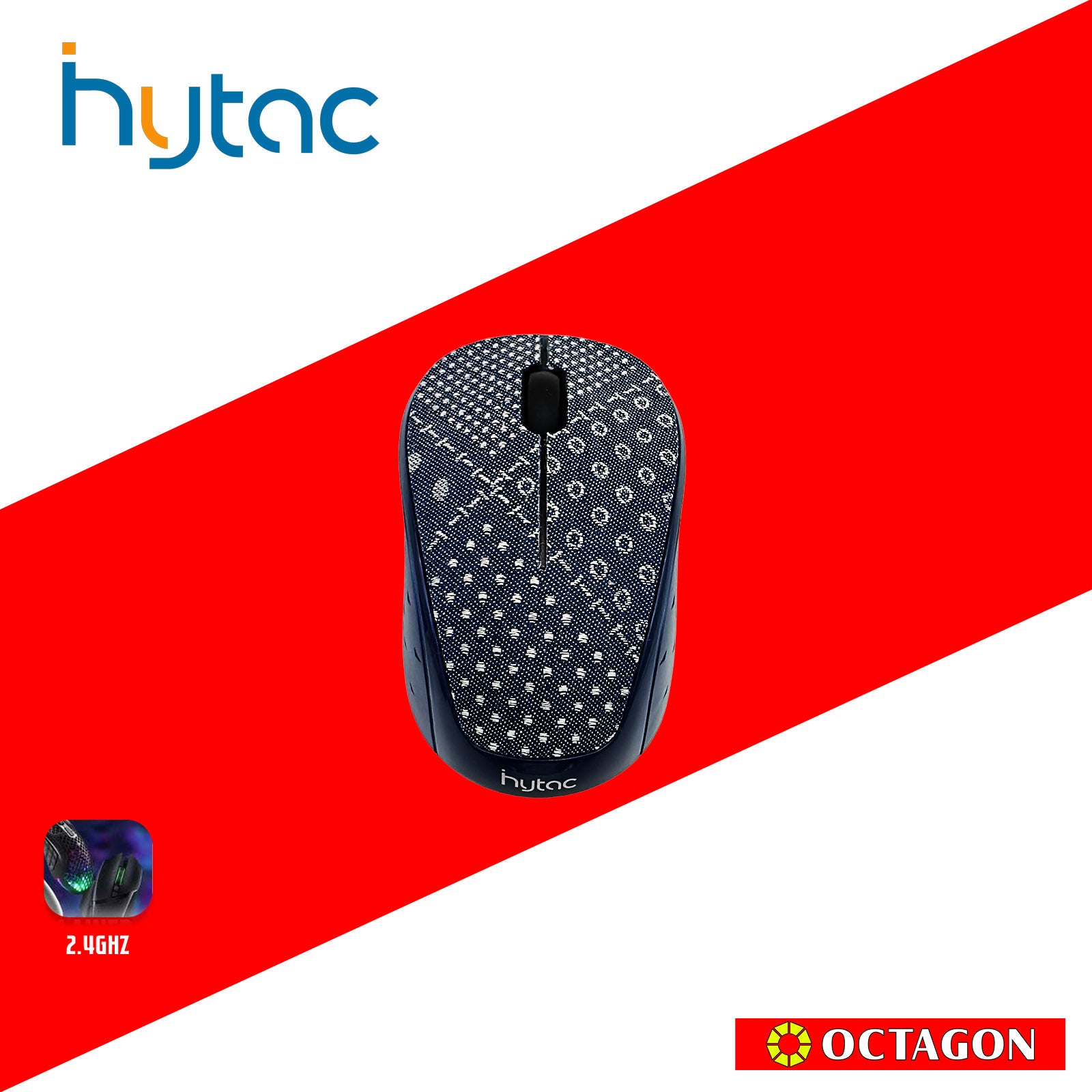 HYTAC HGS866J (J1) 1200DPI 2.4G WIRELESS SILENT MOUSE