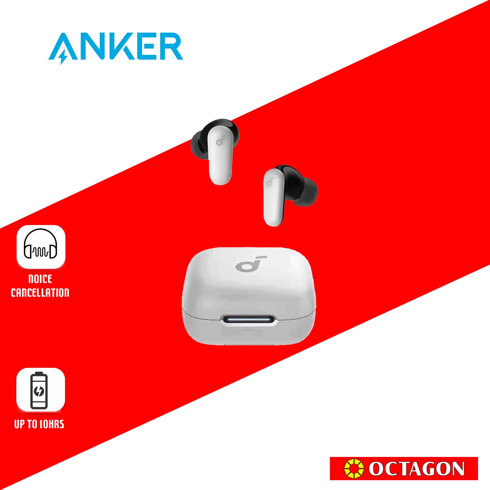 ANKER A3959H21 R50I NC WHITE EARBUDS TWS