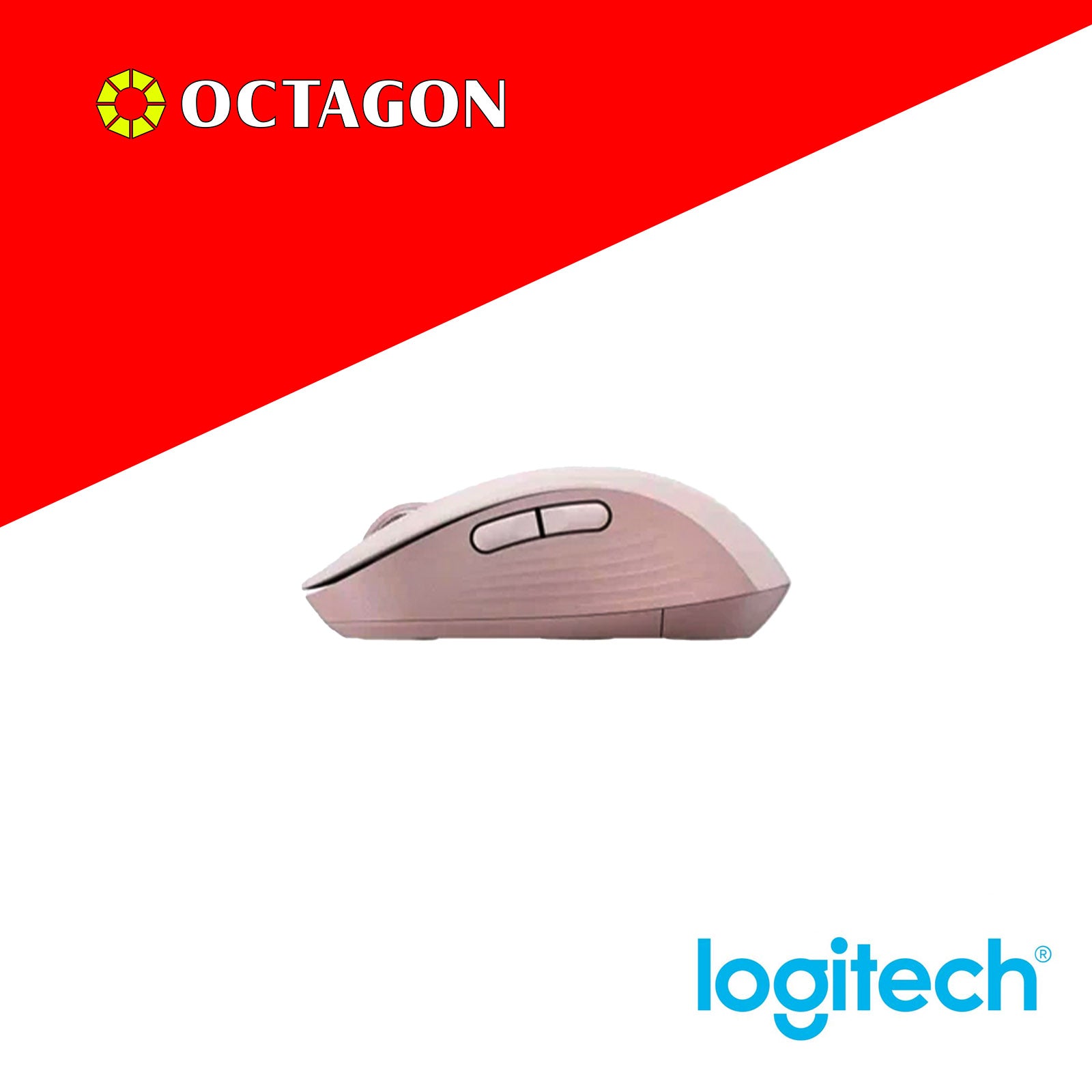 LOGITECH M650 ROSE MOUSE SIGNATURE SILENT TOUCH