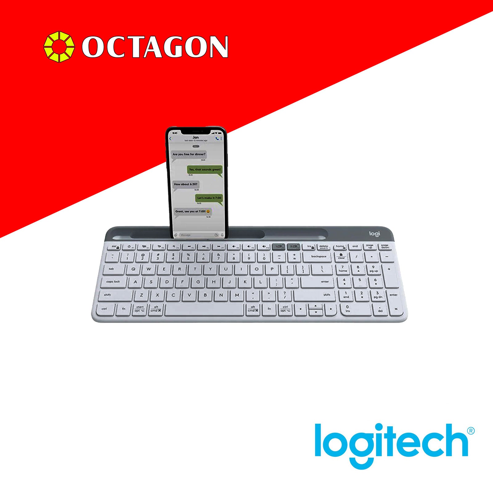 LOGITECH K580 GRAPHITE KEYBOARD MULTI-DEVICE SLIM