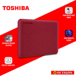 TOSHIBA 2TB ADVANCE HDD W/ PASS