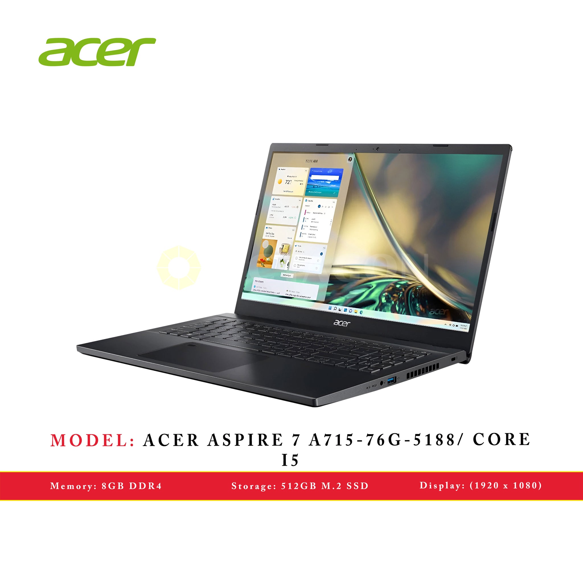 ACER ASPIRE 7 A715-76G-5188/ CORE I5
