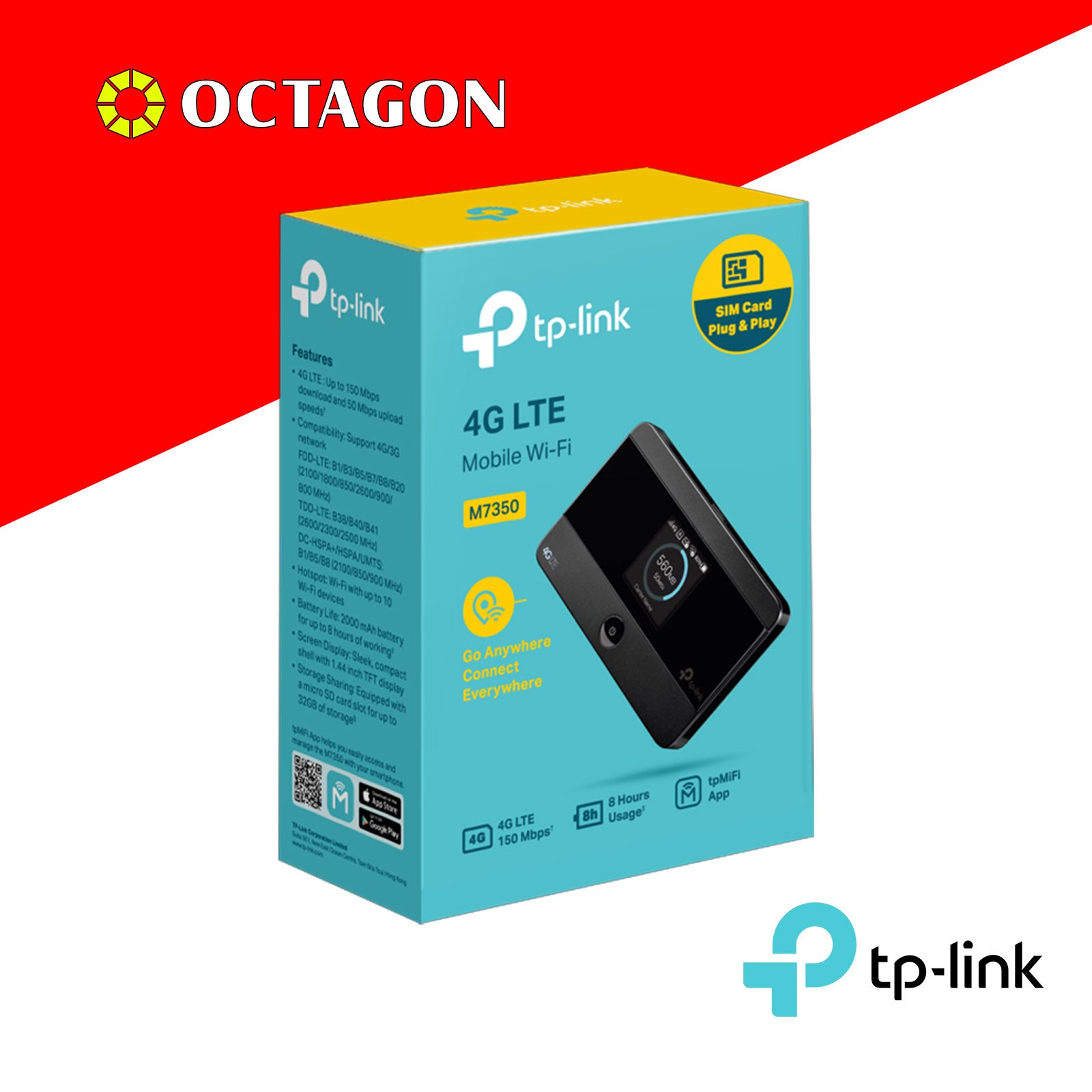 TPLINK M7350 4G LTE MOBILE WIFI