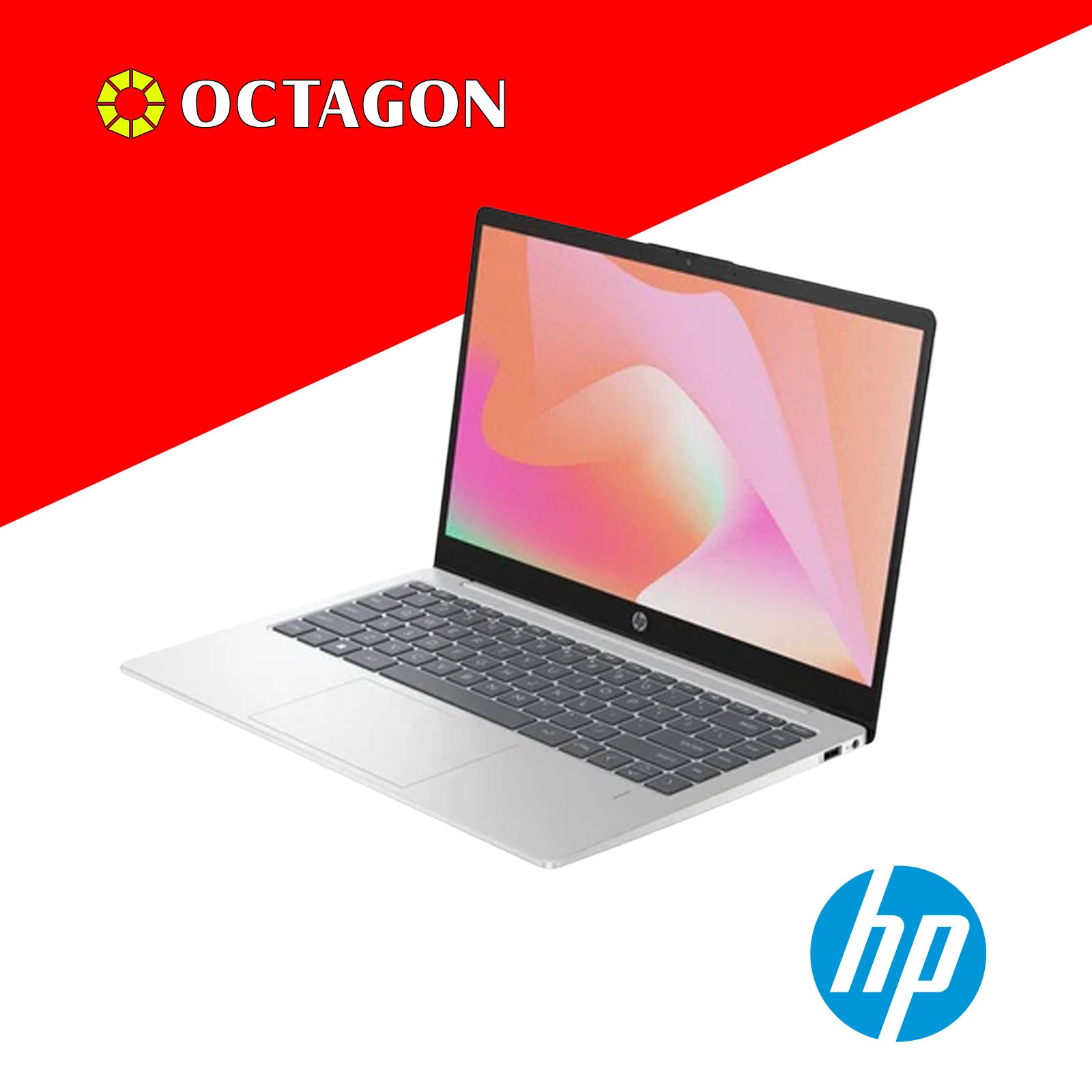 HP 14-EP1144TU/ CORE 5-120U/ 16GB DDR4/ 512GB SSD/ 14 FHD/ WIN 11/ OFFICE 2024 + O365 BASILICA/ SLV
