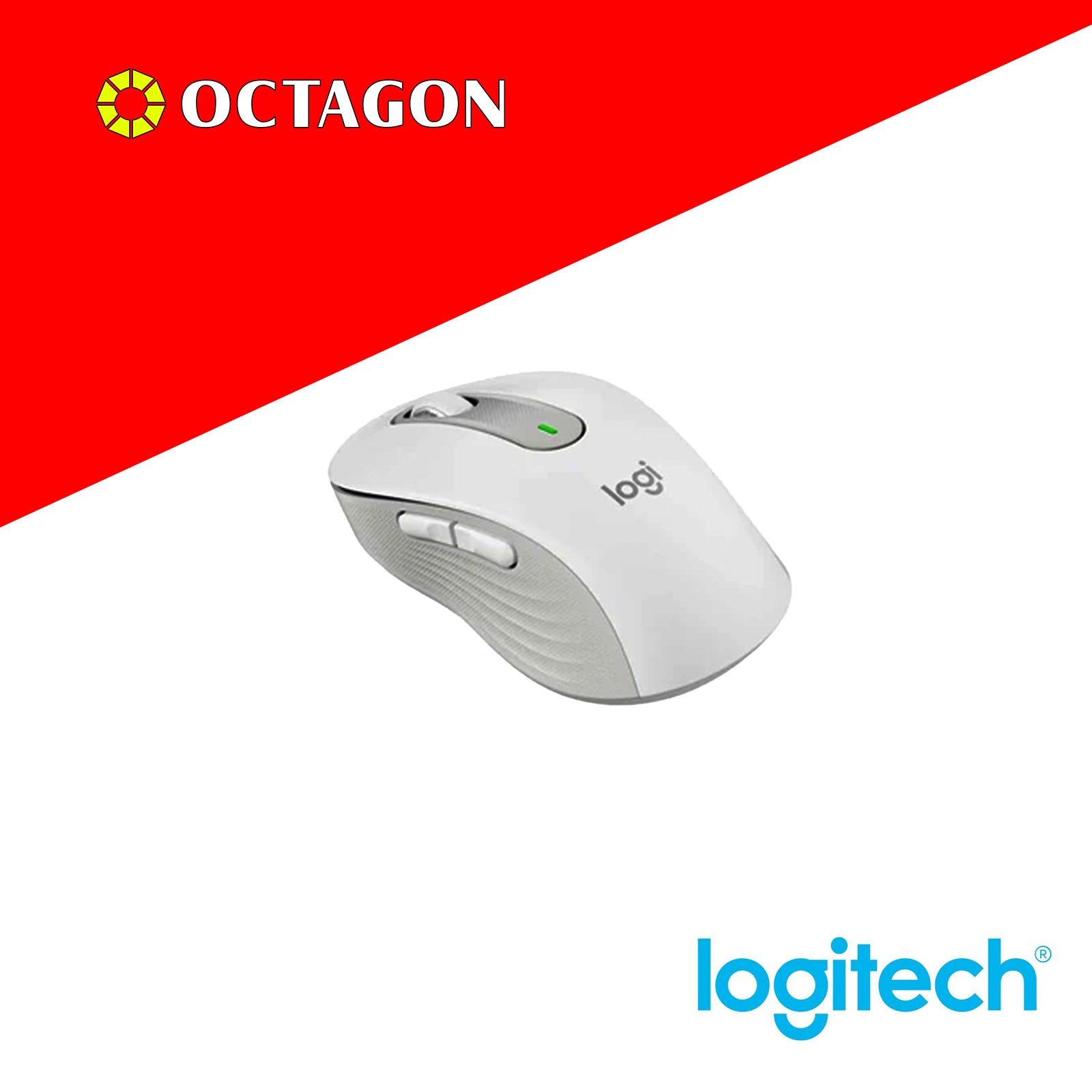 LOGITECH M650 WHITE MOUSE SIGNATURE SILENT TOUCH