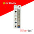 SILVERTEC NEW SV30-1.8M 6-OUTLET UNIVERSAL PLUG/ 6-SWITCH/ 1.8M/ 10A/ 2500W/ 250V IVORY POWER STRIP W/ SURGE PROTECTION