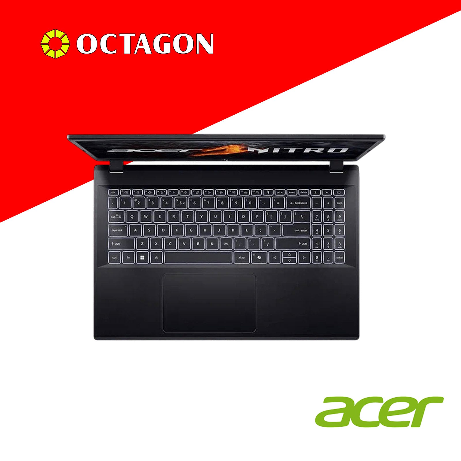 ACER NITRO V ANV15-41-R023/ RYZEN 5 6600H/ 8GB DDR5/ 512GB SSD/ 15.6 FHD IPS 165HZ/ WIN 11/ RTX2050 4GB/ OFFICE HOME 2024