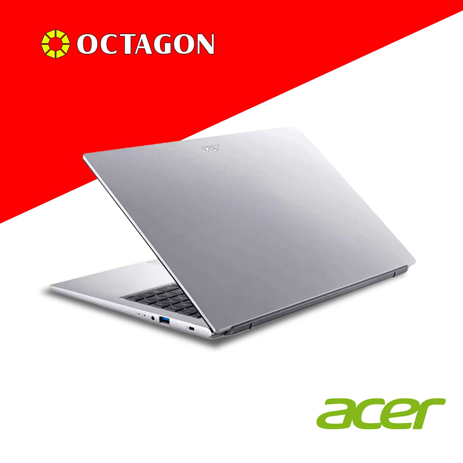 ACER ASPIRE GO AG15-72P-520Q/ CORE 5-120U/ 8GB/ 512GB SSD/ 15.6 IPS FHD/ WIN 11/ OFFICE HOME 2024 + OFFICE 365 1YR/ SILVER
