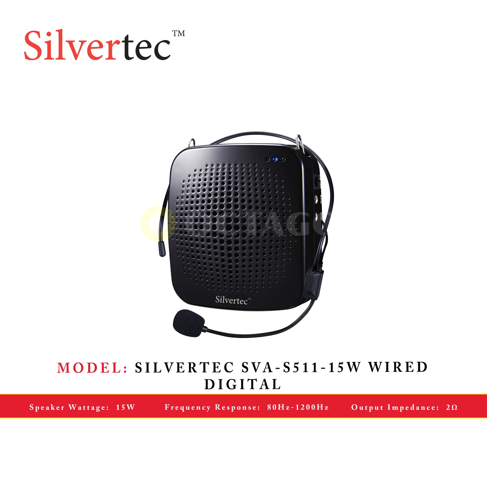 SILVERTEC SVA-S511-15W WIRED DIGITAL