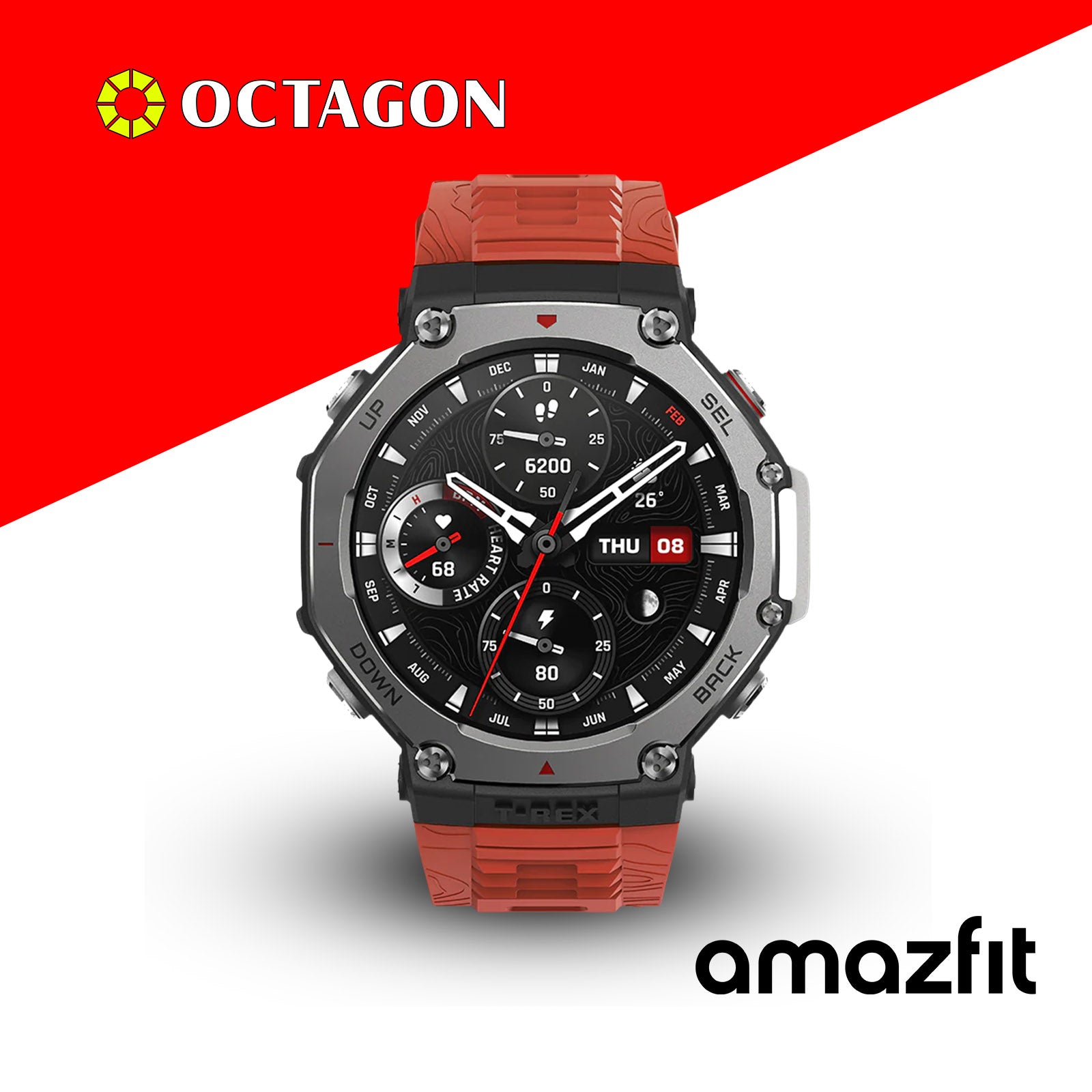 AMAZFIT T-REX 3 LAVA