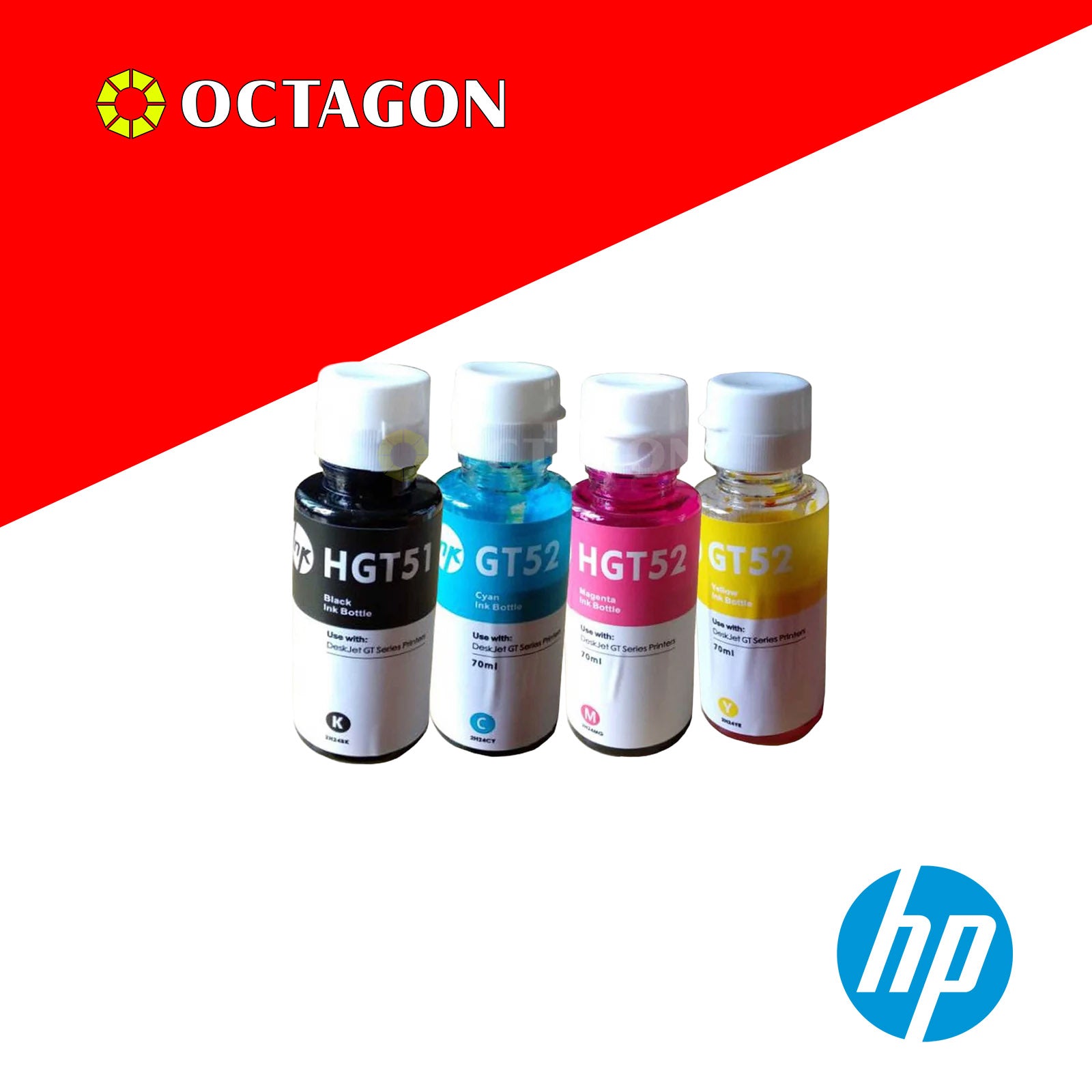 HP IVV22AA GT53 BLACK INK BOTTLE