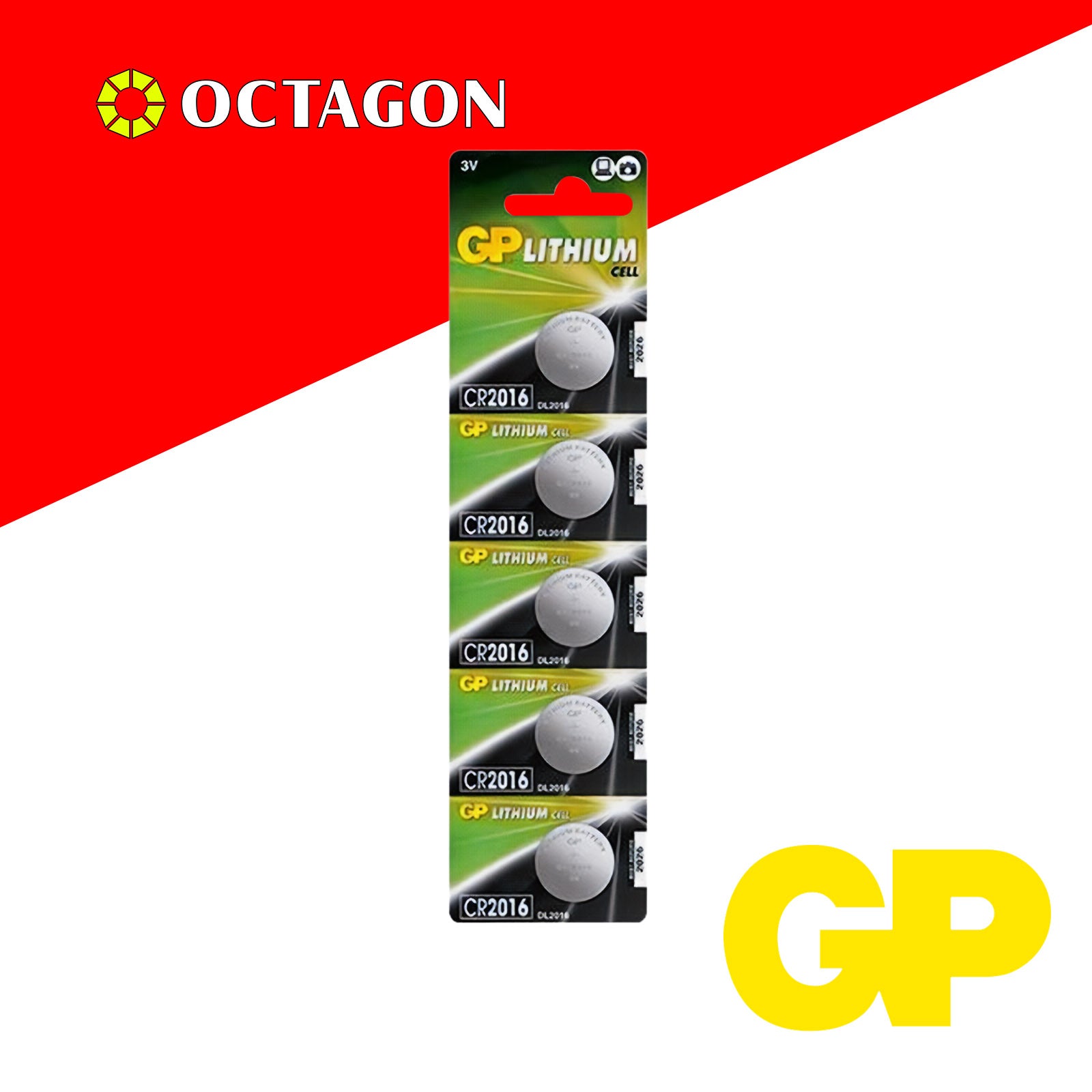 GP CR2016 LITHIUM COIN