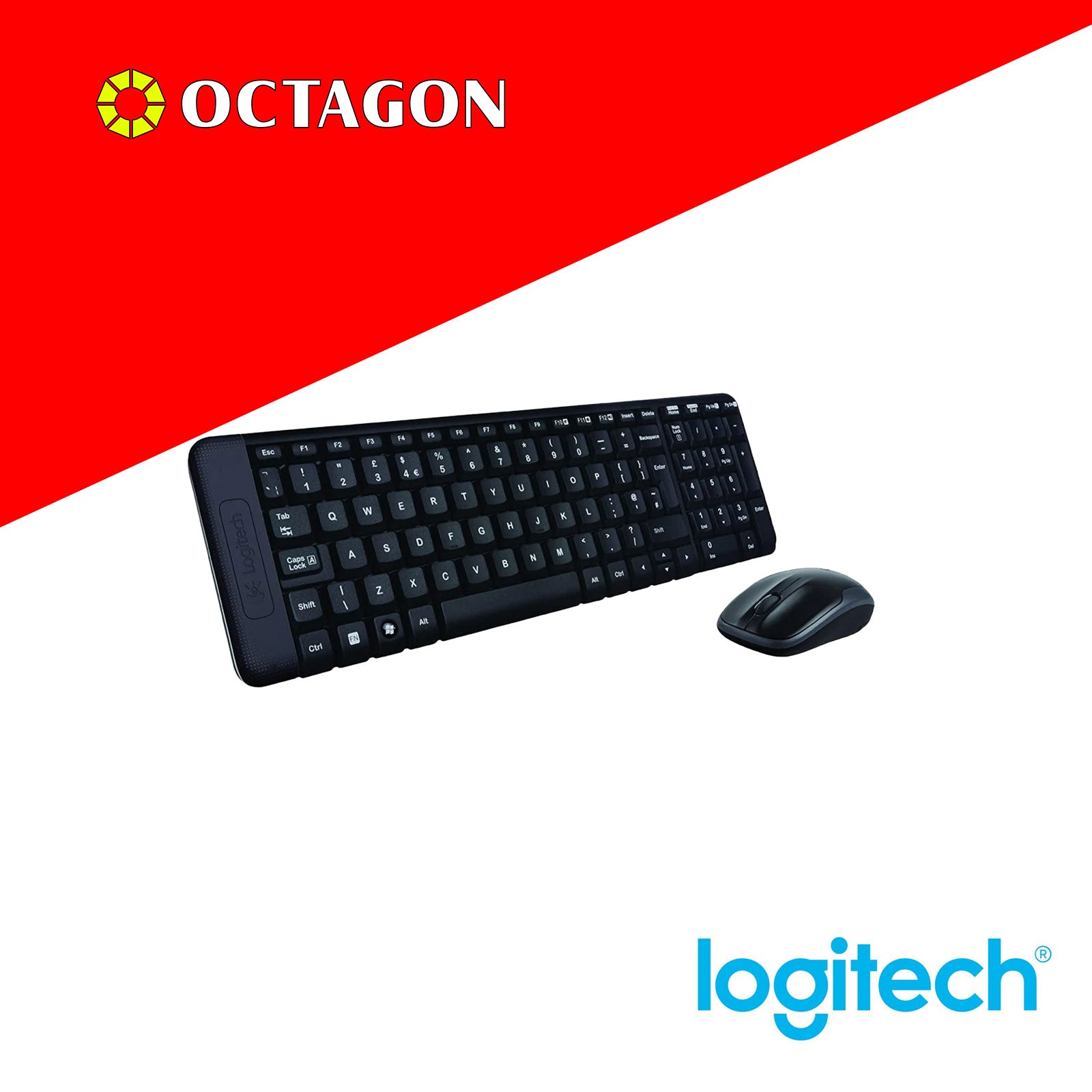 LOGITECH MK220 WIRELESS COMBO KEYBOARD & MOUSE COMPACT