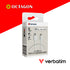 VERBATIM 66582 LIGHTNING TO USB-C CABLE WHITE 1M