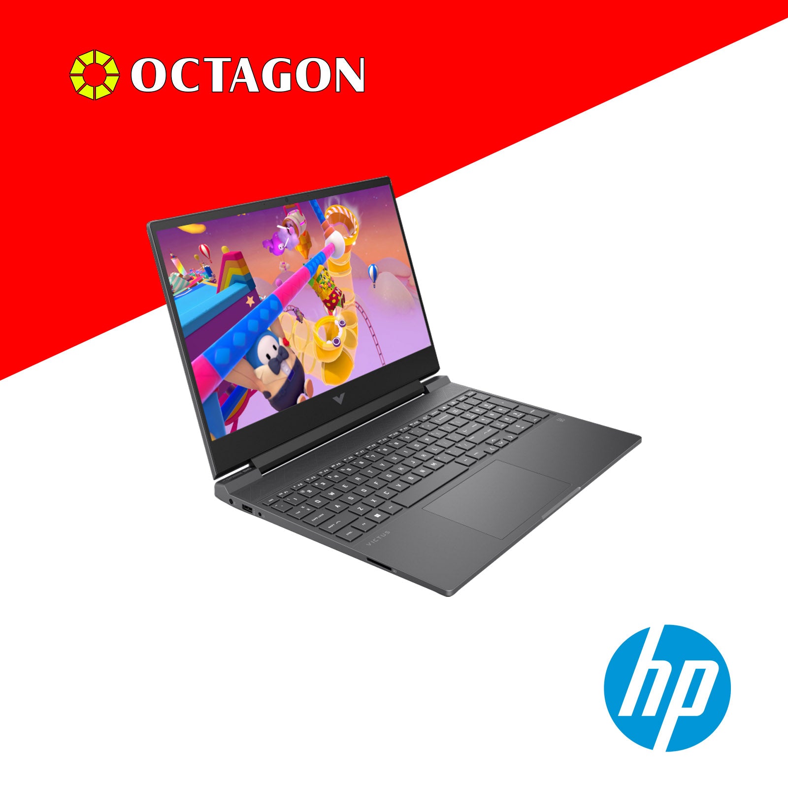 HP VICTUS 15-FB3722AX/ RYZEN 5 8645HS/ 16GB DDR5 5600/ 512GB SSD/ 15.6 FHD IPS 144HZ/ WIN 11/ RTX2050 4GB/ OFFICE H&S 2024 + M365/ SILVER