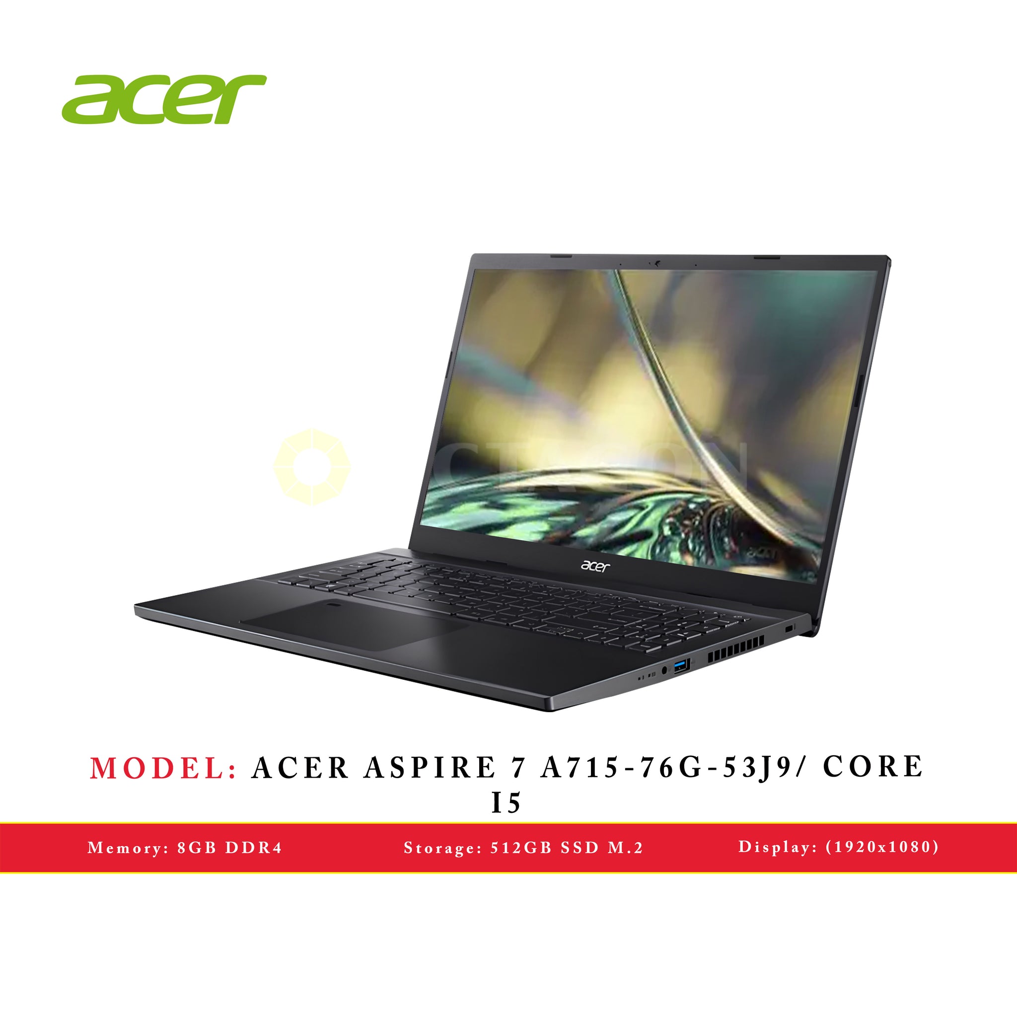 ACER ASPIRE 7 A715-76G-53J9/ CORE I5